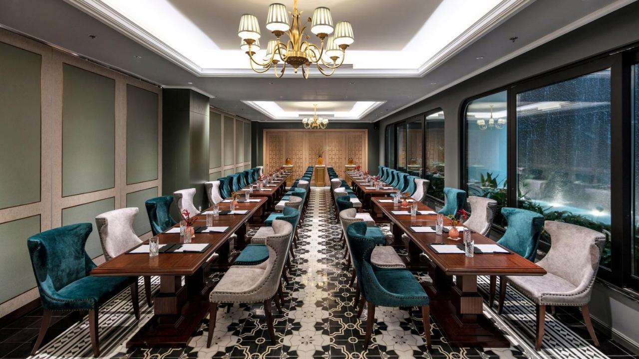 Peridot Grand Luxury Boutique Hotel Hanoi Kültér fotó The interior of the restaurant